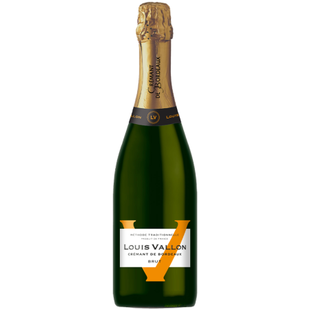 Crémant de Bordeaux Blanc Brut 12% 0,75 l (Louis Vallon) Kaitstud päritolunimetusega kvaliteetvahuvein