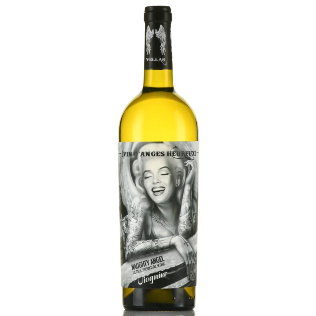 Naughty Angel Viognier 2023 13% 0,75 l (Vignobles Vellas) Kaitstud geograafilise tähisega vein