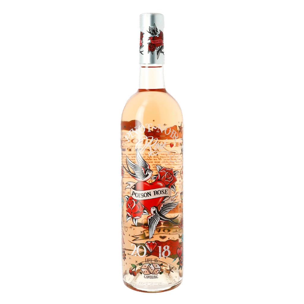 Poison Rosé – Pinot Noir 2024 12,5% 0,75 l(Vignobles Vellas) Kaitstud geograafilise tähisega vein