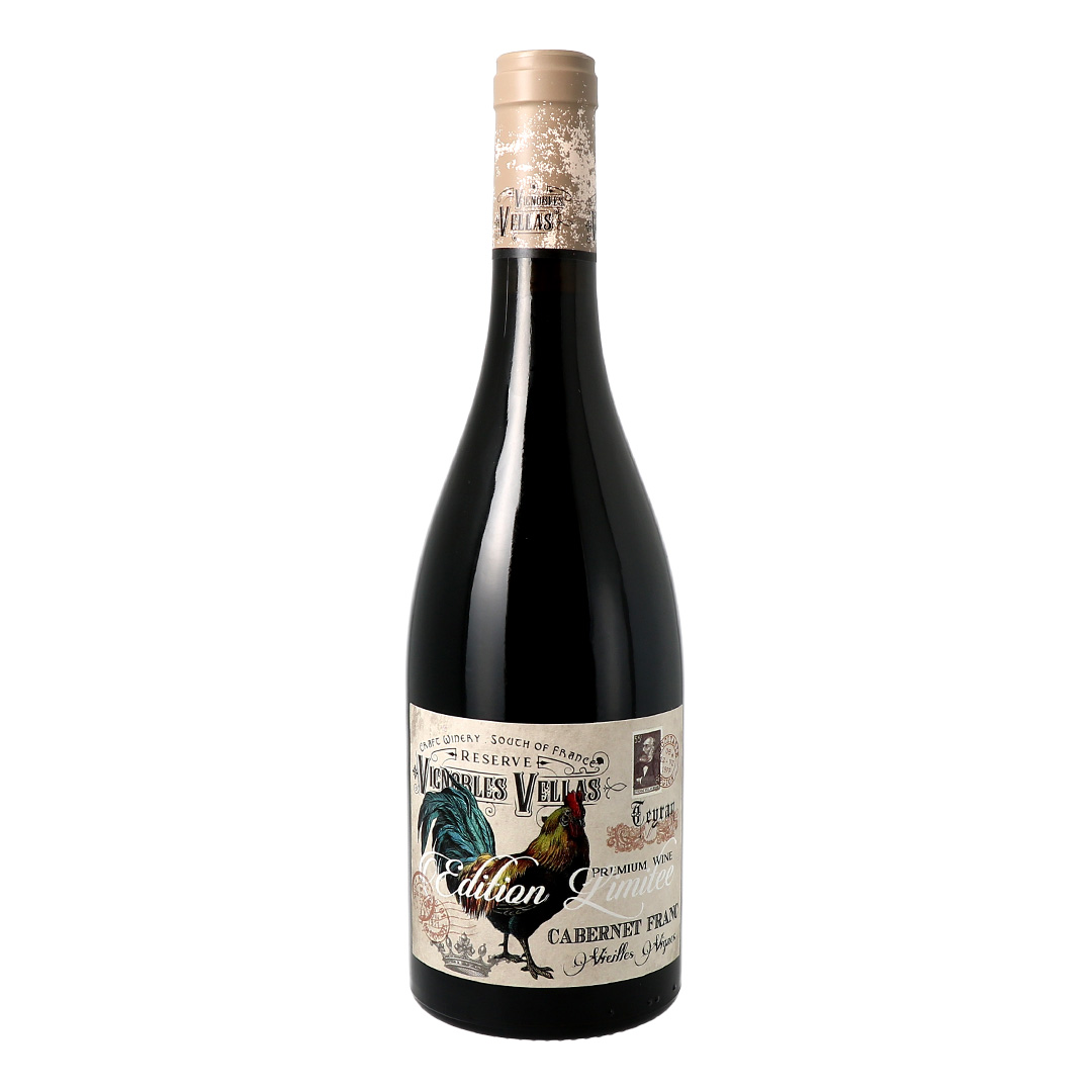 Le Coq Cabernet Franc 2023 kaitstud geograafilise tähisega vein (Vignobles Vellas) 15% 0,75l