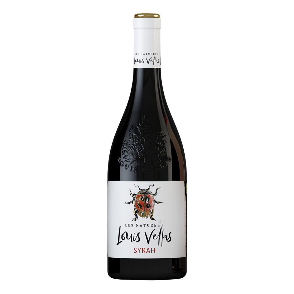 Les Naturels Louis Vellas Syrah Collection Rouge 2023 kaitstud geograafilise tähisega vein (mahevein) (Vignobles Vellas) 14% 0,75l