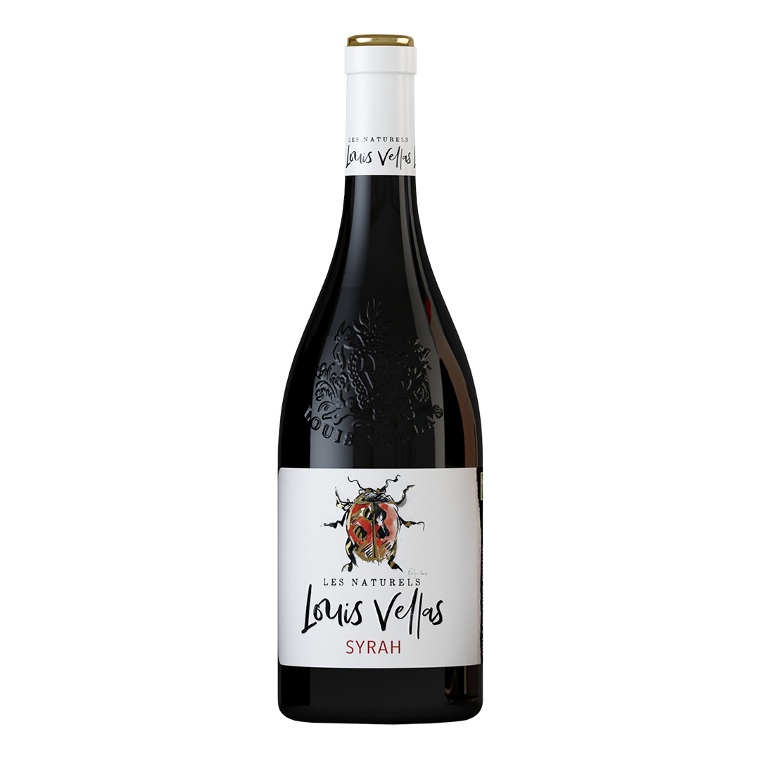Les Naturels Louis Vellas Syrah Collection Rouge 2023 kaitstud geograafilise tähisega vein (mahevein) (Vignobles Vellas) 14% 0,75l
