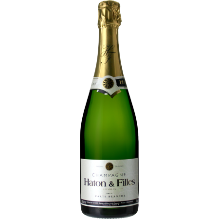 Champagne Haton & Filles - Carte Blanche 12% 0,75l Kaitstud päritolunimetusega kvaliteetvahuvein