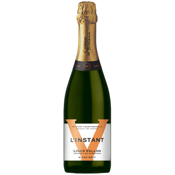 Crémant de Bordeaux - L'Instant - Louis Vallon 12% 0,75 l Kaitstud päritolunimetusega kvaliteetvahuvein